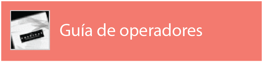 Gu&iacute;a de operadores