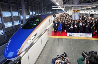 Inaugurada la ampliacin del Shinkansen Hokuriku, en Japn