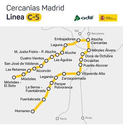 Autorizada una inversi�n de 155 millones de euros para mejorar la C-5 de Cercan�as Madrid