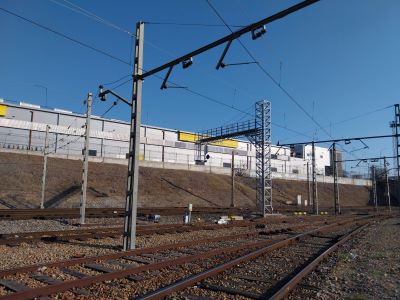 Execution of track renewal project works at the Negrilla Logistics Center
