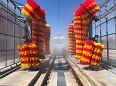 Equipo de lavado para trenes