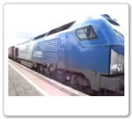 Recorrido en un tren de contenedores de Comsa Rail de Guarda a Ciudad Rodrigo