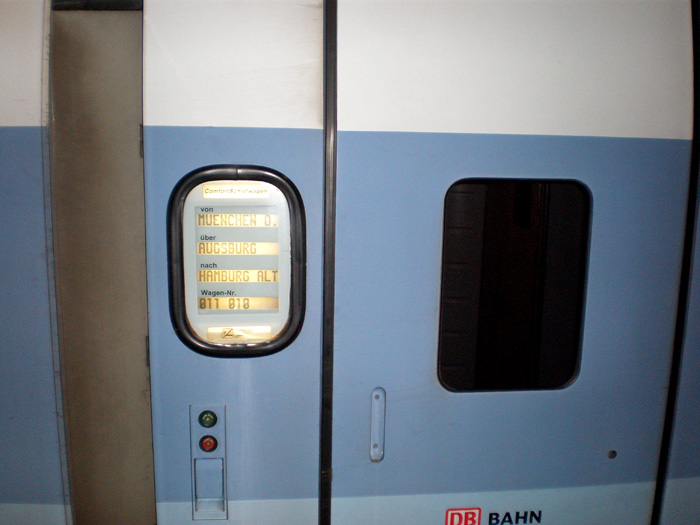 �ltimos talgo que circularon en Alemania. Foto: Juan Francisco Lizana (12/12/2009)