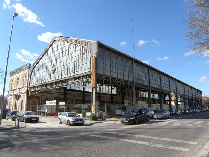 Vistta de la marquesina de la estaci�n de San Bernardo. 