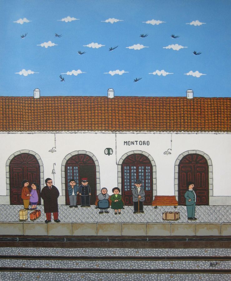 Manuel-GomezArce-Estacion de Montoro a�os 50
