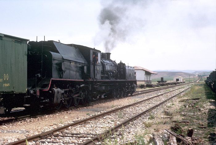 La inauguraci�n de la l�nea de Caminreal a Zaragoza facilit� la conexi�n de los puertos del Cant�brico con Valencia a trav�s de las l�neas controladas por la Compa��a del Norte. Fotograf�a de Xavier Santamar�a.