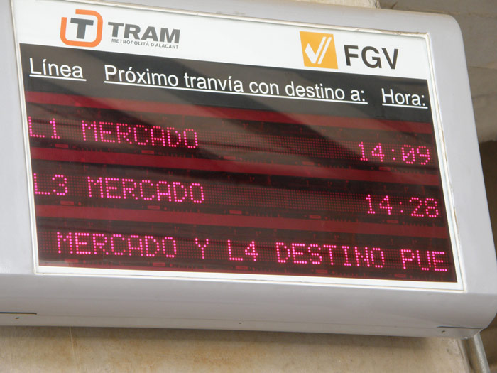 Teleindicadores de informaci�n en estaciones