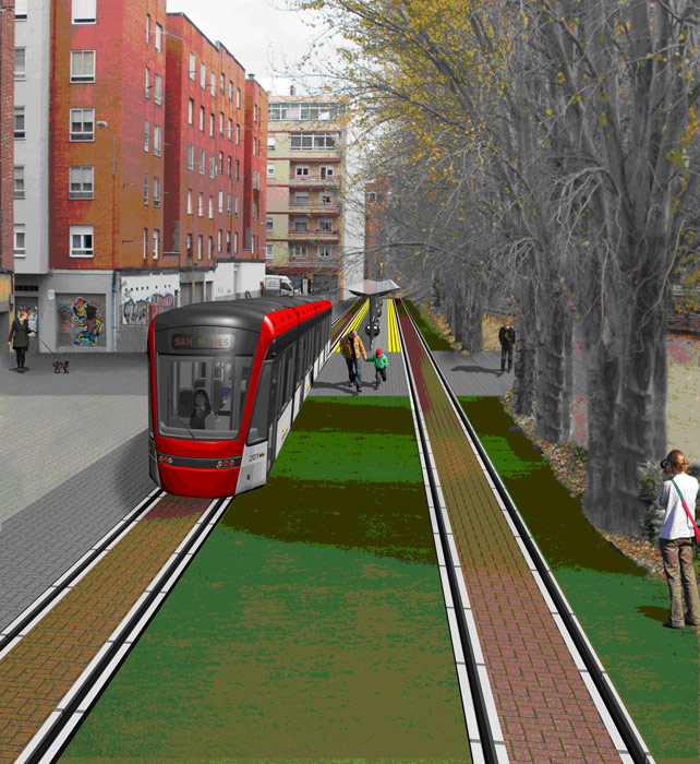 Otra perspectiva del nuevo bulevar