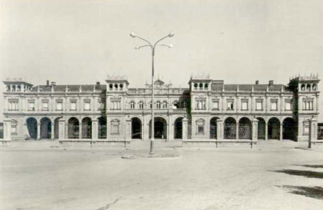 Vista de la nueva estaci�n reci�n inaugurada. Colecci�n Jos� Manuel Chamorro.