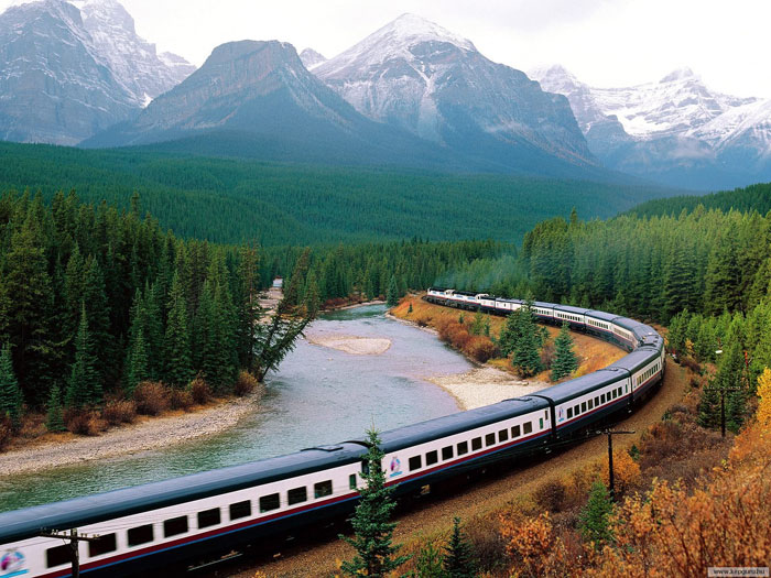 Tren de viajeros en Canad�