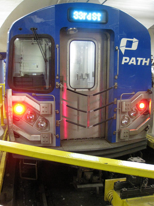 Coche de cola de una composici�n del metro