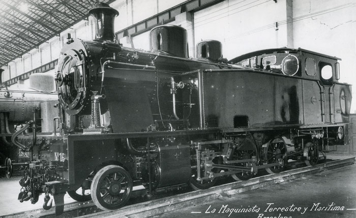 Locomotora para los Ferrocarriles del Estado en la l�nea de Vitoria a Mecolalde (Vasco-Navarro). N�mero de f�brica 390 y 391. A�o 1918