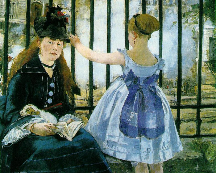 �dourd Manet, �El Ferrocarril�