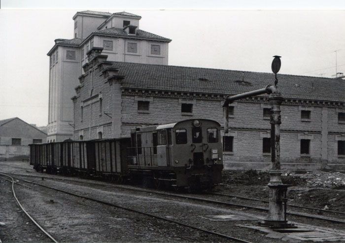 Tren de mercanc�as con tracci�n di�sel a cargo de la locomotora CAF/Batignolles. Foto Jeremy Wiseman