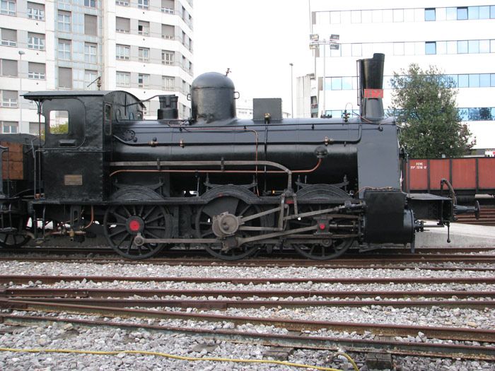 Locomotora Varela de Montes en el Museo del Ferrocarril de Gij�n.